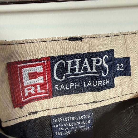 🌲 Chaps Ralph Lauren Convertible Cargo Pants Men's 32 Black Zip-Off - Picture 5 of 9